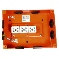 Коробка розподільна (комутаційна) вогнестійка, для кабельних мереж "КРОМА-01-90 К6" фото 1