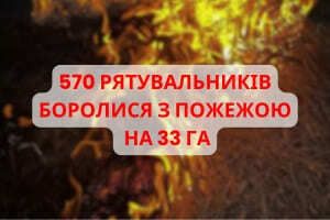 Львовская область: за прошедшие сутки более 570 спасателей непрестанно боролись с пожарами