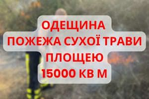 Одещина: ліквідовано пожежу у селі Новогеоргіївка