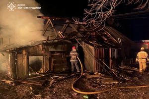 ❗️Житомирская область: во время пожара травмировался человек❗️ фото