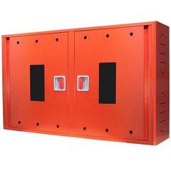 Шкаф пожарный ШП 120/60 У-С Красный (навесной, с задней стенкой, 1200х600х230мм) фото 1