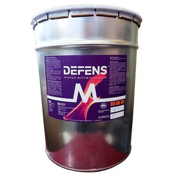 Вогнезахист по металу «DEFENS M» 25 кг фото 1 ПОЖСОЮЗ