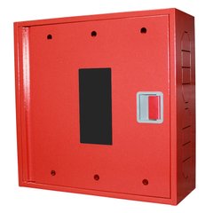 Шкаф пожарный ШП 60/60 У-С Красный (навесной, с задней стенкой, 600х600х230мм) фото 1
