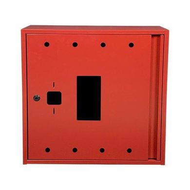 Шкаф пожарный ШП 60/60 У-С Красный (навесной, с задней стенкой, 600х600х230мм) фото 2