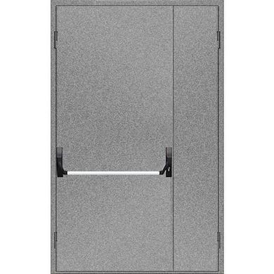 Двері протипожежні металеві глухі ДМП ЕІ60-2-1800х1200 "антипаніка", ЄвроСтандарт фото 1
