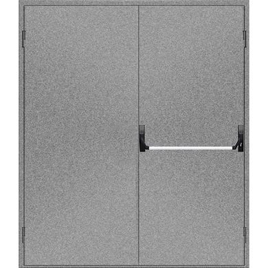 Двери противопожарные металлические глухие ДМП ЕІ60-2-2200х1600 "антипаника", ЕвроСтандарт фото 1