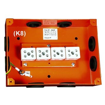 Коробка распределительная огнестойкая, для кабельных сетей "КРОМА-01-90 К8" фото 1 ПОЖСОЮЗ