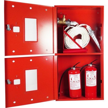 Кран-комплект ЕС-51-1-РС-50 (Шкаф пожарный ШП-60/120-НС Красный) + 2 огнетушителя ВП-5 и ВП-6 фото 1 ПОЖСОЮЗ