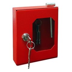 Ключница пожарная под 1 ключ (с молоточком) фото 1